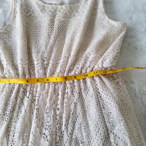 Solitaire by Ravi Khosla Crochet Hi/Lo Maxi Dress - Picture 10 of 16